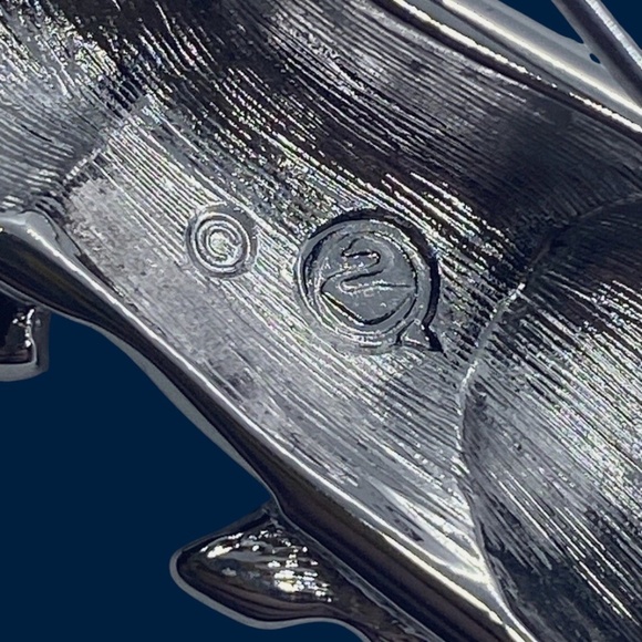 Swarovski Rhodium Plated Pave Crystal Deer Brooch Pin-Rare, New-Retired, Signed - Picture 14 of 16